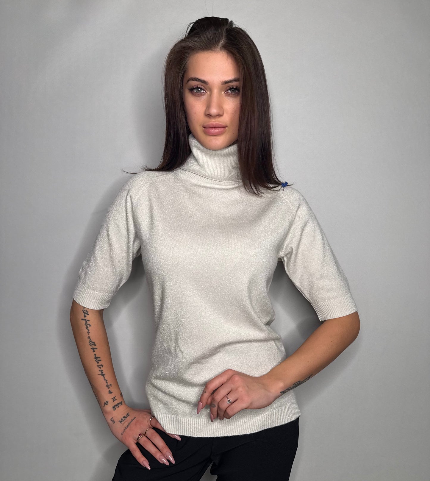 Sparkling elegant knitwear