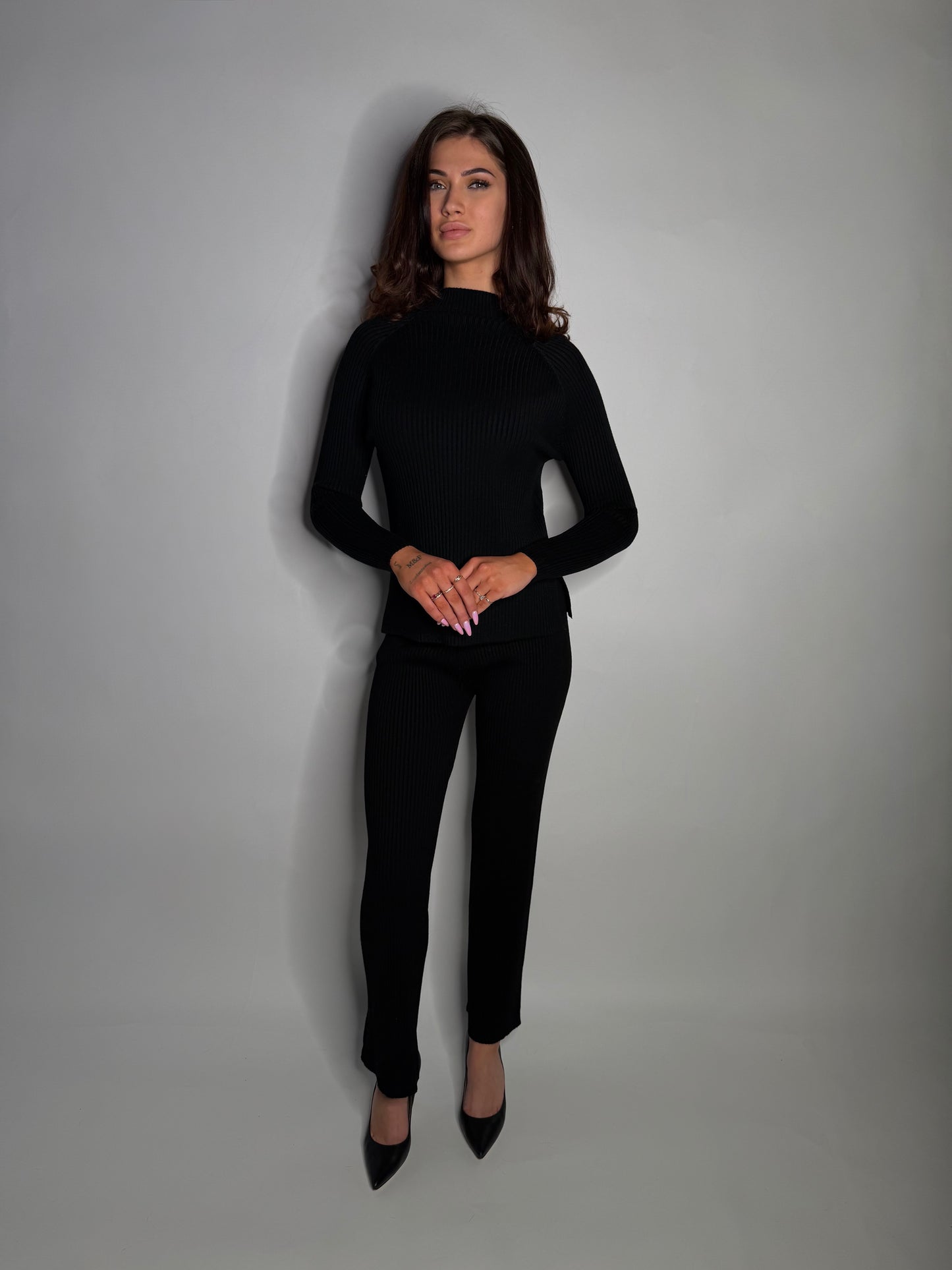 Ribbed two-piece set