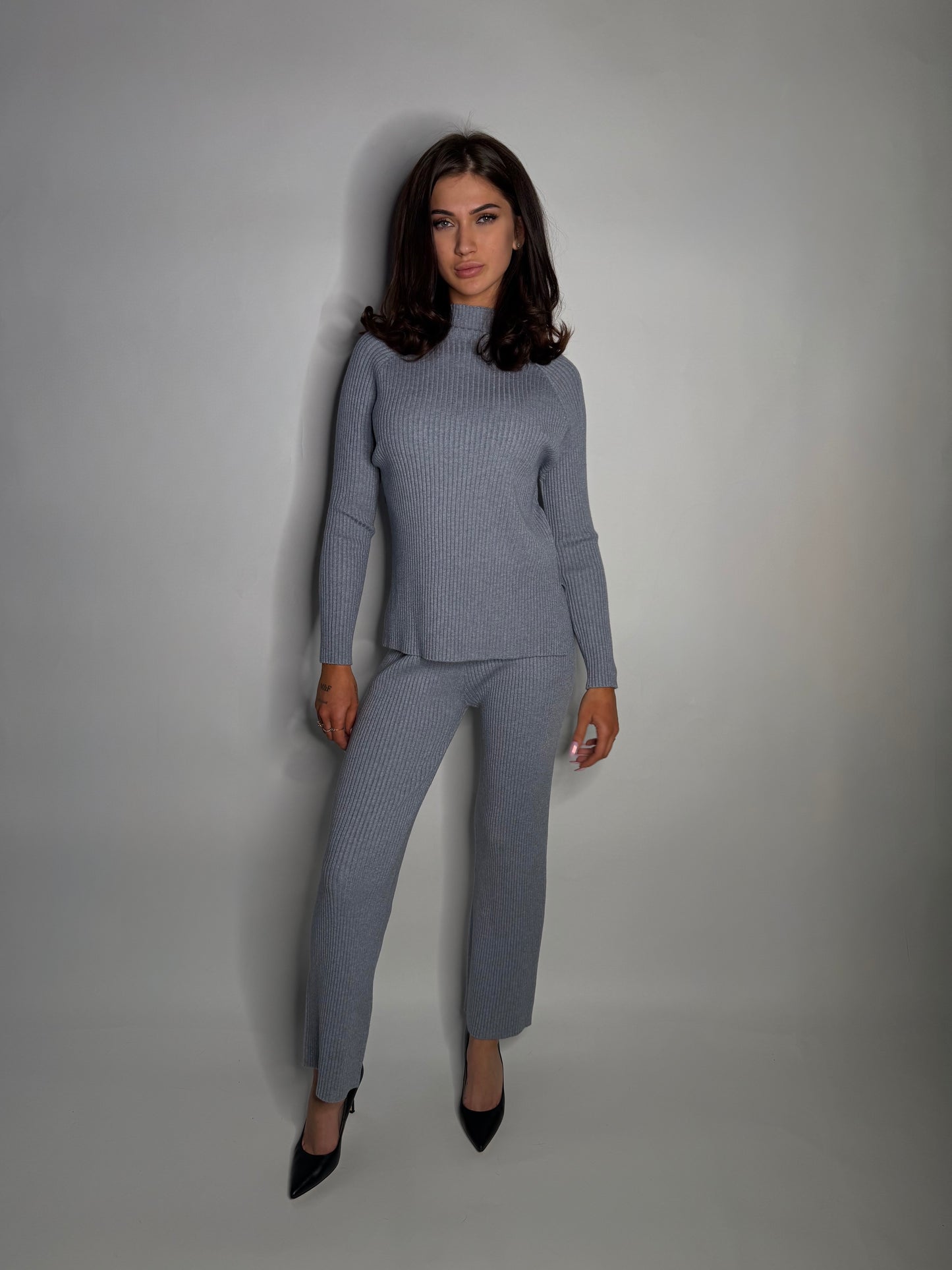 Ribbed two-piece set