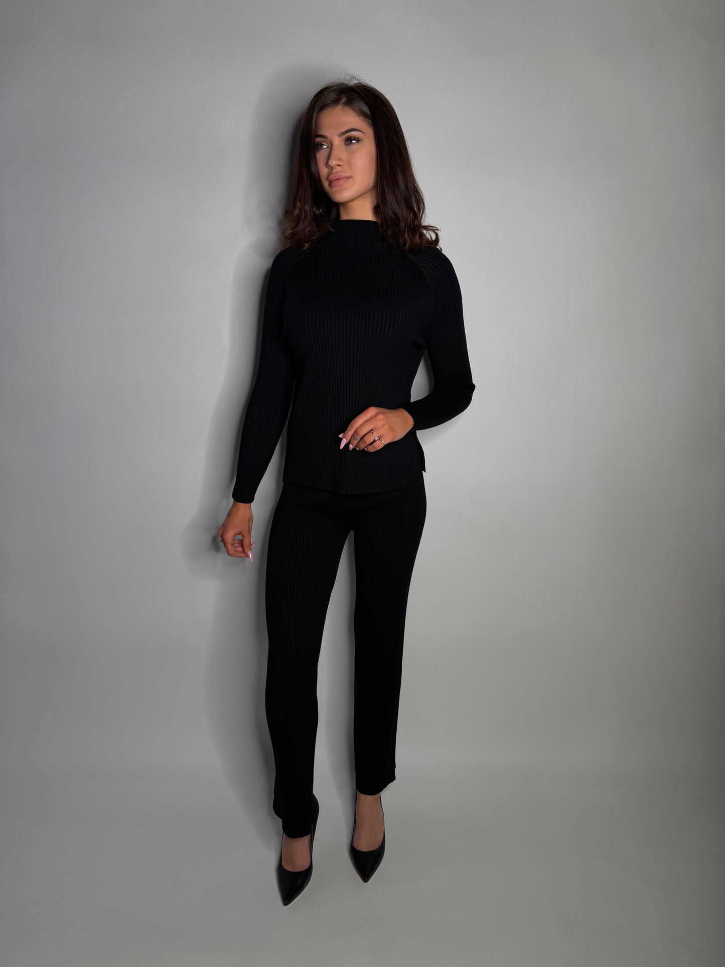 Ribbed two-piece set