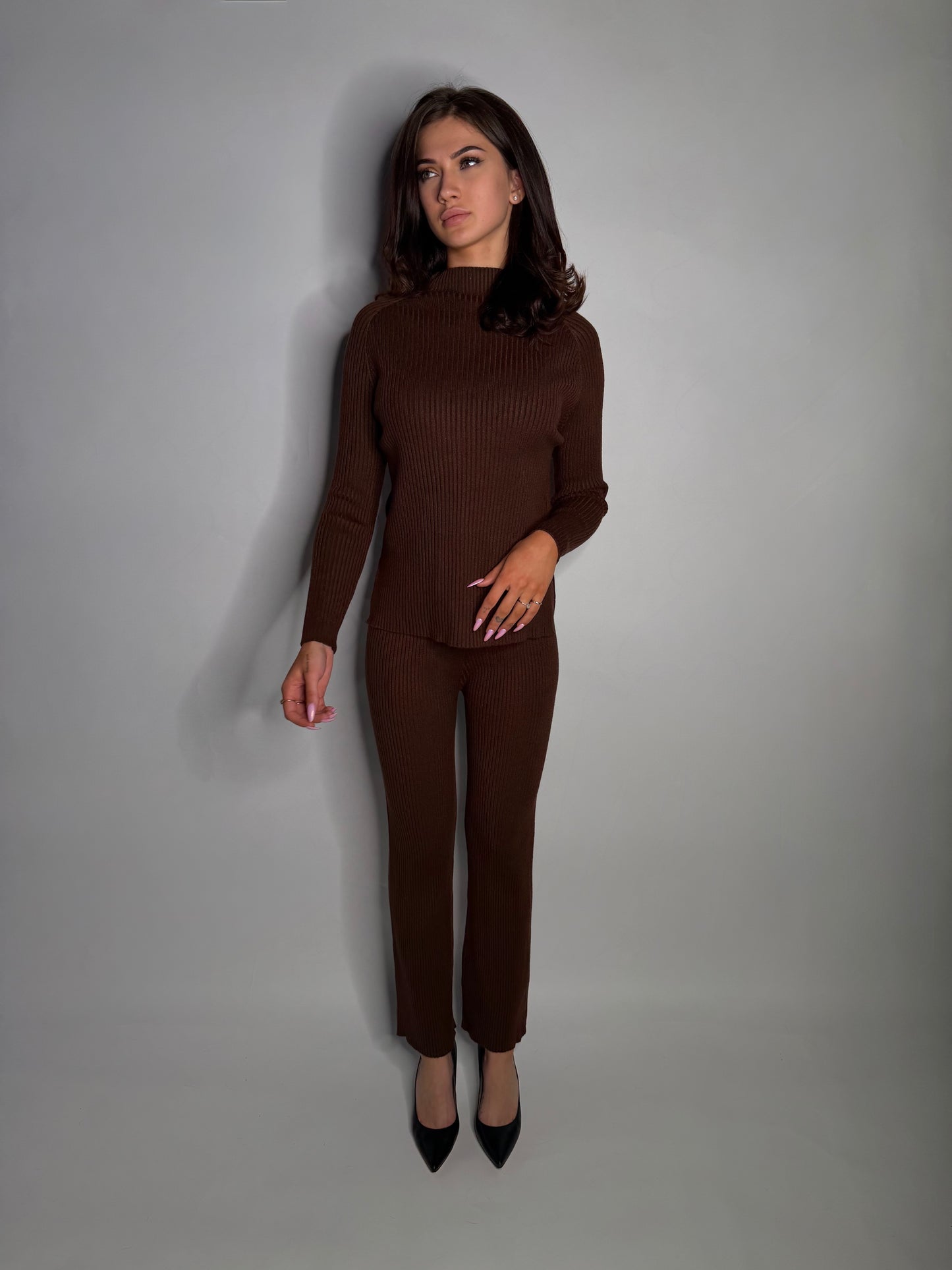 Ribbed two-piece set