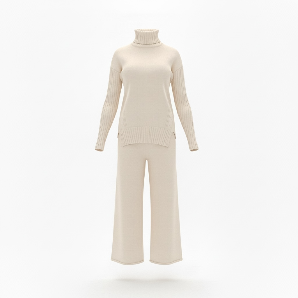 Soft knitted set