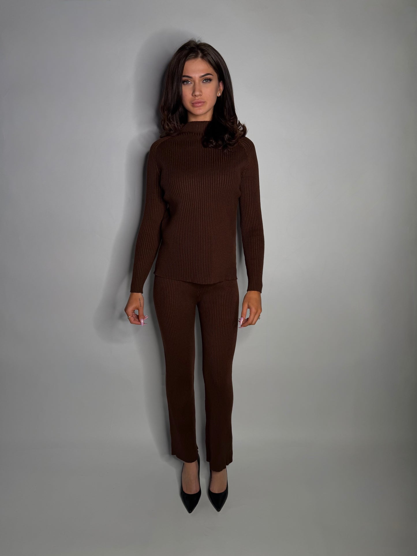 Ribbed two-piece set