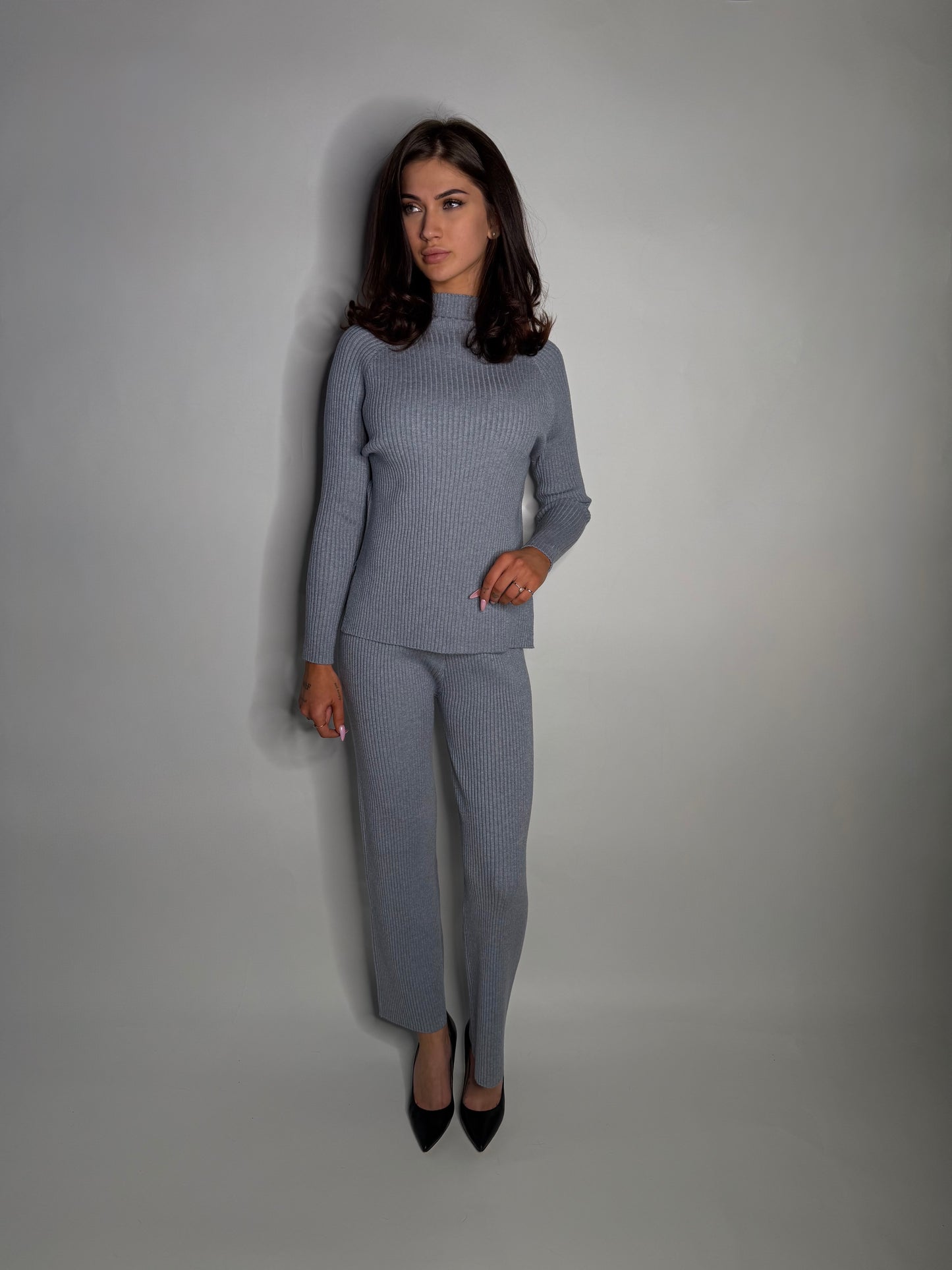 Ribbed two-piece set